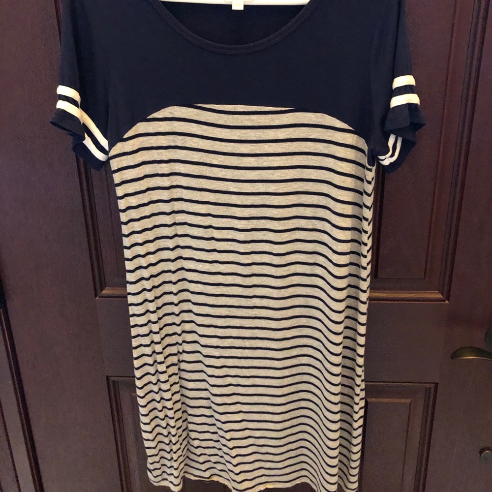 ❄️Striped  t shirt dress❄️